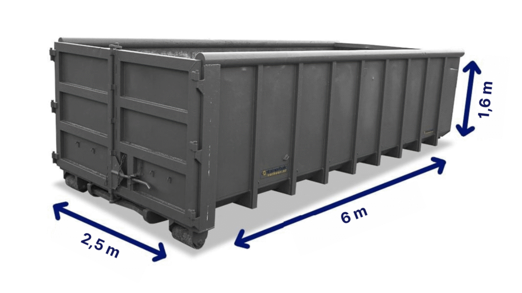 Grondcontainer 20m3 – gratis
