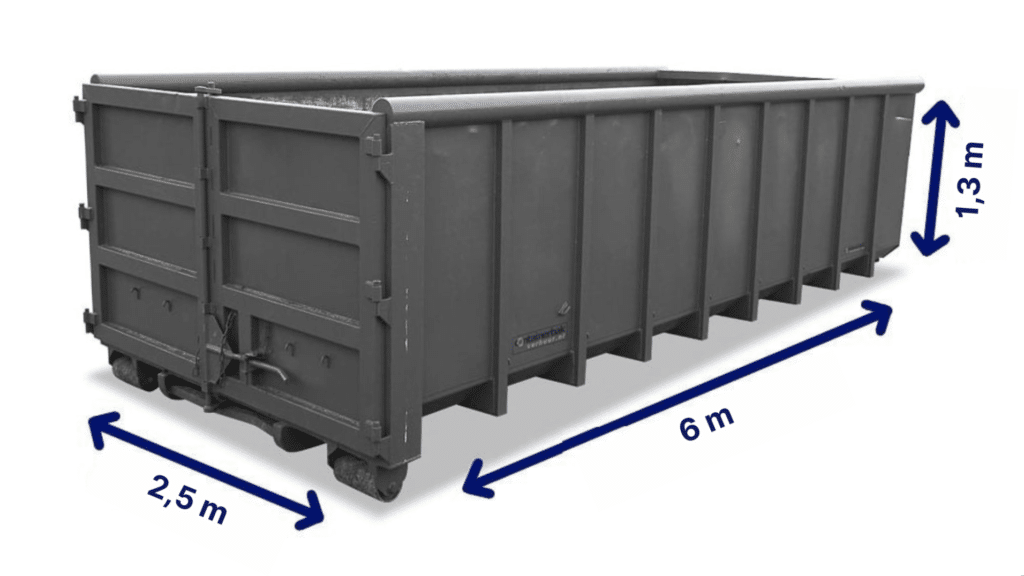 Asfalt container 15m3